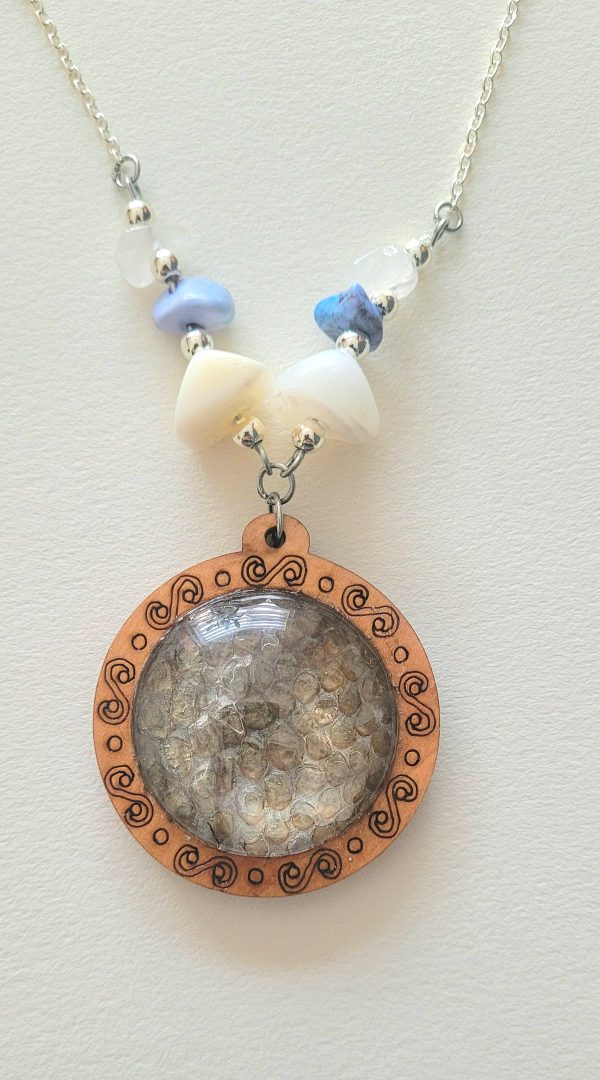 ketting met donker slangenhuid - Afbeelding 3