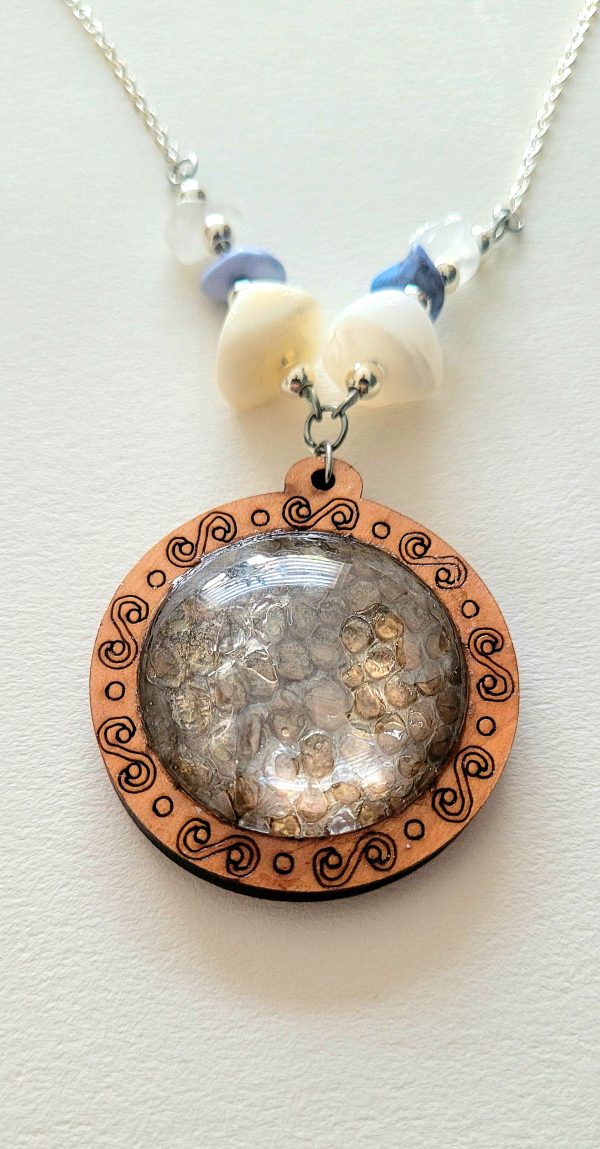 ketting met donker slangenhuid - Afbeelding 2
